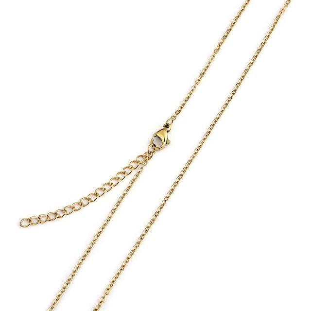 Ожерелье из нержавеющей стали для мужчин и женщин, кубинская цепочка с звеньями золотого цвета, серебряного цвета, панк-чокер, модные мужские ювелирные изделия, подарок