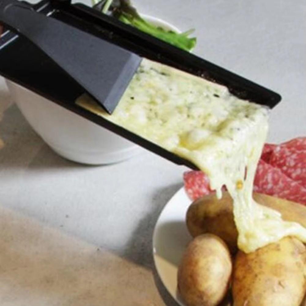 Stainless Steel Cheese Melter Pan Wooden Handle Cheese Fondue Set Mini Cheese Grill Picnic