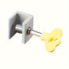 3pcs Aluminum Alloy Window Lock Stopper Sliding Window Anti-theft Lock Window Sliding Door Safety Doors Lock