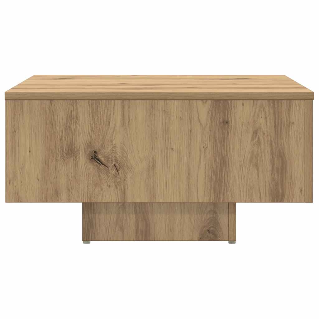 vidaXL Couchtisch Artisan-Eiche 60x60x31,5 Cm Holzwerkstoff