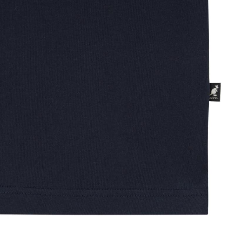 KANGOL Футболка с графикой для серфинга Темно-синяя 2825