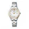 [Часы Seiko] Часы Seiko Selection S Series Ladies Solar Radio Round Face SWFH134 Ladies Silver + Yellow Gold