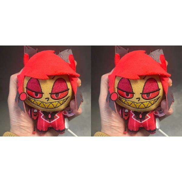 Горячая 11см Отель Хазбин Аластор Аниме Игра Периферия Мягкая Плюшевая Набивная Кукла Украшение Игрушка Подарок для Фанатов Реплика Не Оригинал