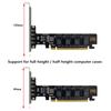 1 Piece PCIE 4.0 X16 To SFF-8643 U.2 NVME 4 Ports SSD Adapter Expansion Card New