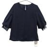 Unused Viaggio Blu 7 Minutes Sleeve Blouse 1 Navy Shirt Women Used