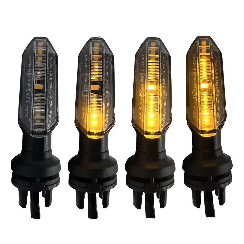 Для Honda TITAN150 TITAN2000 CB250LED 2 шт. мотоциклетные указатели поворота 12 светодиодов индикатор потока воды стрелки мигающие лампы