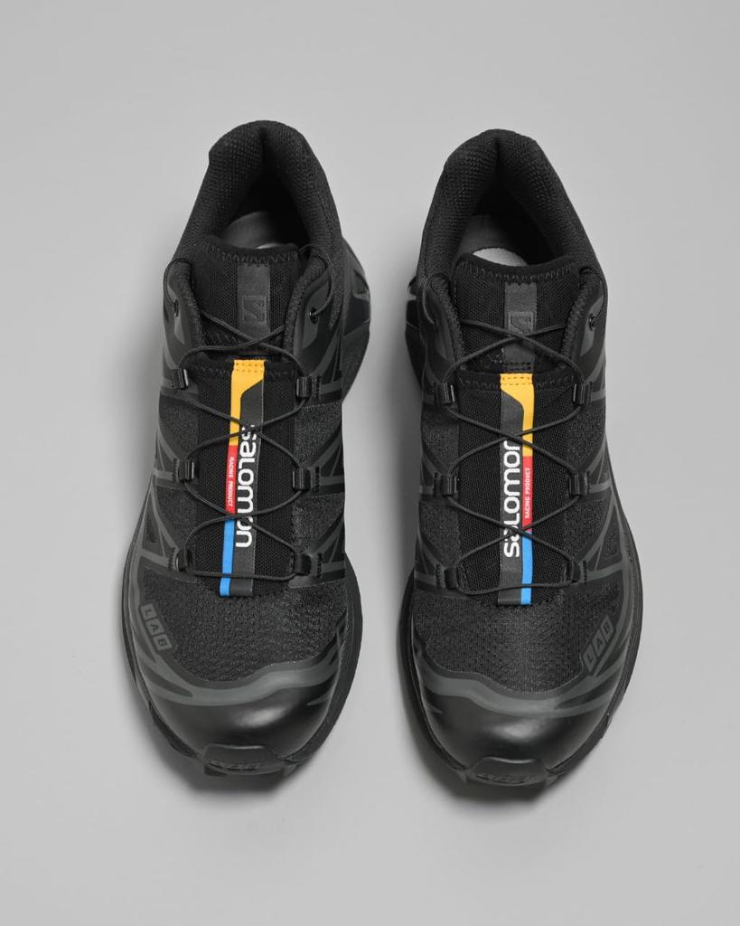 Salomon XT-6 Sport Style Sneakers, Black, Unisex, Sizes 23.5cm (L410866, L474448, L474453)