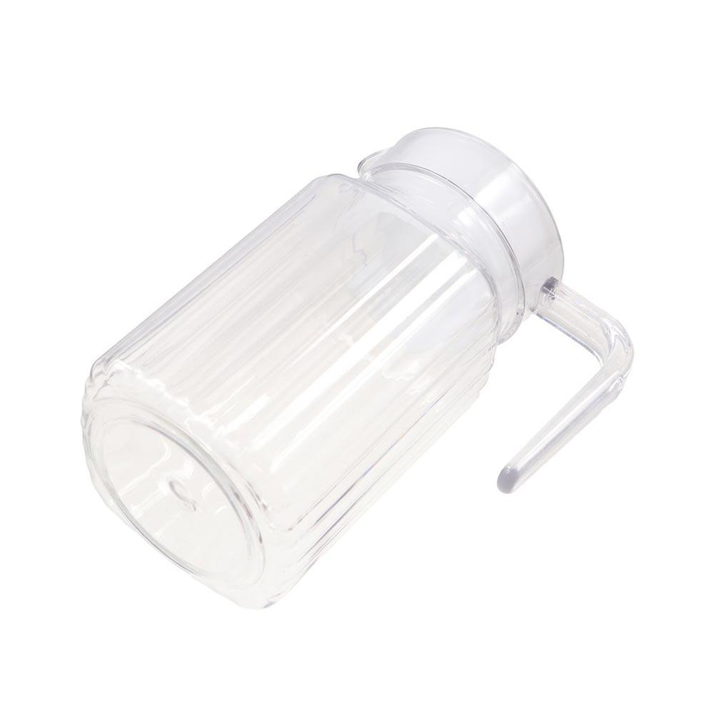 with Lid Stripe Pitcher Transparent Water Bottle Ice Tea Pot Cold Water Kettles  Fridge