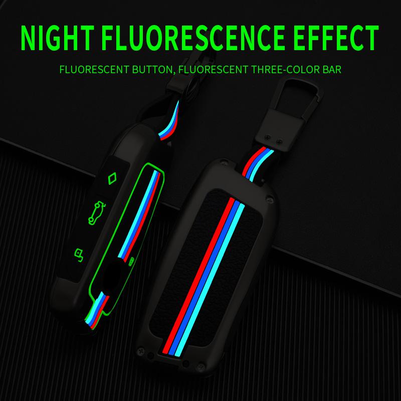 Для BMW X1 U11 X7 G07 XM G09 I7 7 серии G70 LCI IX I20 U06 G81 M3 чехол для ключей из цинкового сплава, автомобильный чехол для ключей, аксессуары для ключей, брелок