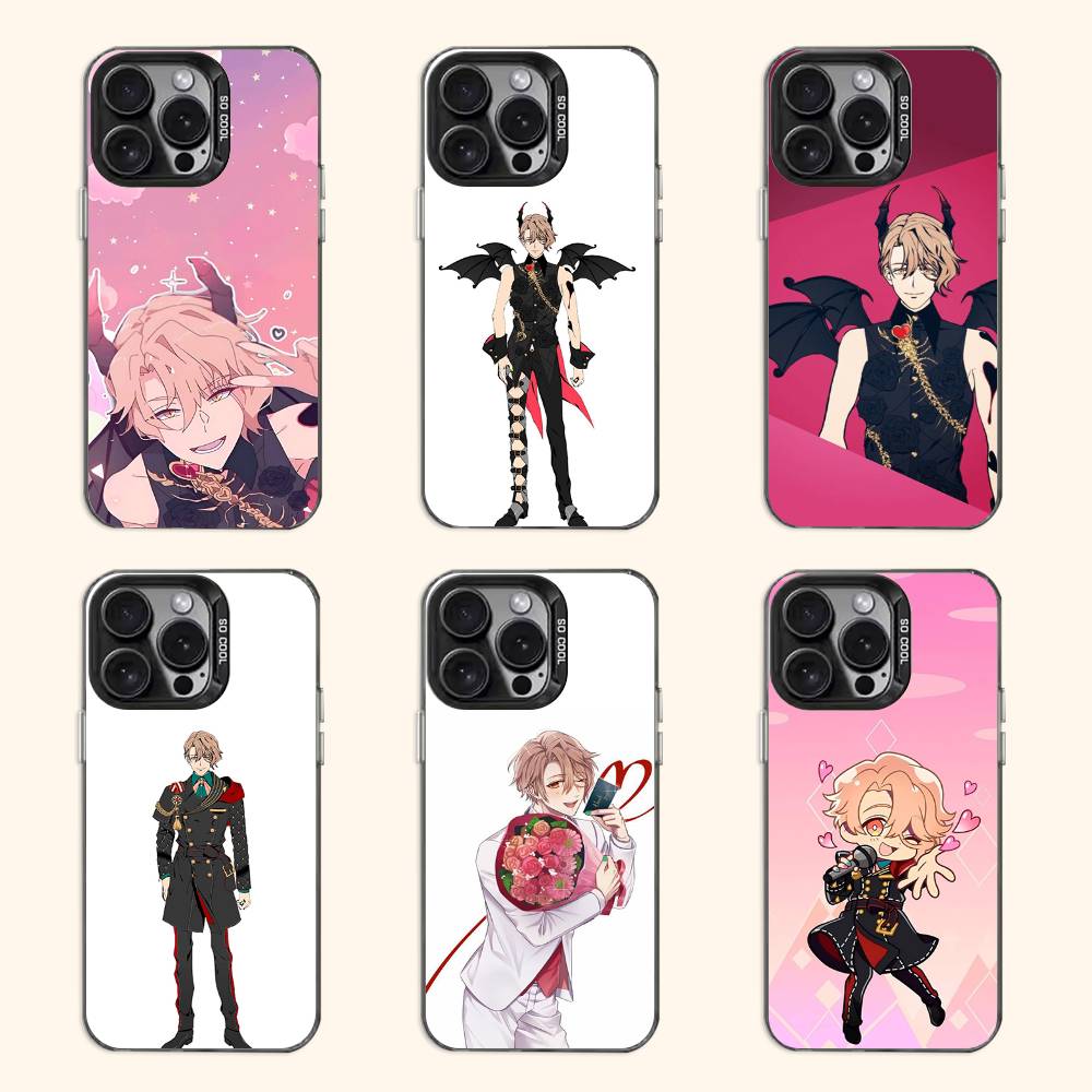 Аниме O-Obey Me A-Асмодей Чехол для iPhone 11 12 13 14 15 16 17 Pro Max XS X XR Защитная крышка