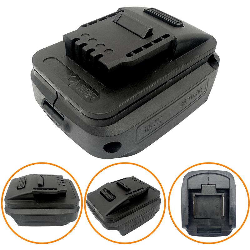 Адаптер аккумулятора Li-ion для батарей Makita 18V BL1830 BL1860 к инструменту Worx 20V Конвертер для оранжевых 4-контактных электроинструментов Worx