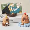 PVC Doll Capybara Phone Holder Support Capybara Cell Phone Bracket  Phone Accessories