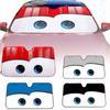 6 Colors Eyes Car Sunshade Solar Protection Windshield Sunshade Car Window Windscreen Cover Sun Shade Auto Sun Visor Car-covers