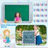 Gueevin 90 Pcs Iridescent Bulletin Board Borders Classroom Decor Iridescent Straight Rolled Border Trim Bulletin Borders for Teacher Students