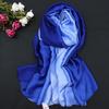 190*110cm Women Chiffon Scarf Gradient Color Protection Spring Summer Multicolor Printed Shawl Poncho Beach Luxury Ladies Retro
