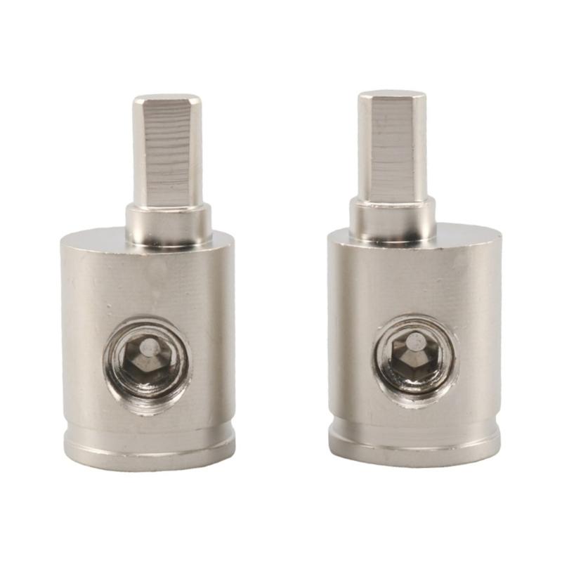 Pack of 2 Automotive High Conductivity 0GA to 4GA Copper Terminals Adapters for Vehicle Amplifier and Stereo Connections