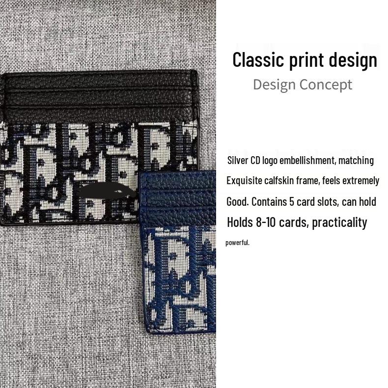 Ультратонкий держатель для ID и кредитных карт с несколькими слотами - европейский и американский дизайн