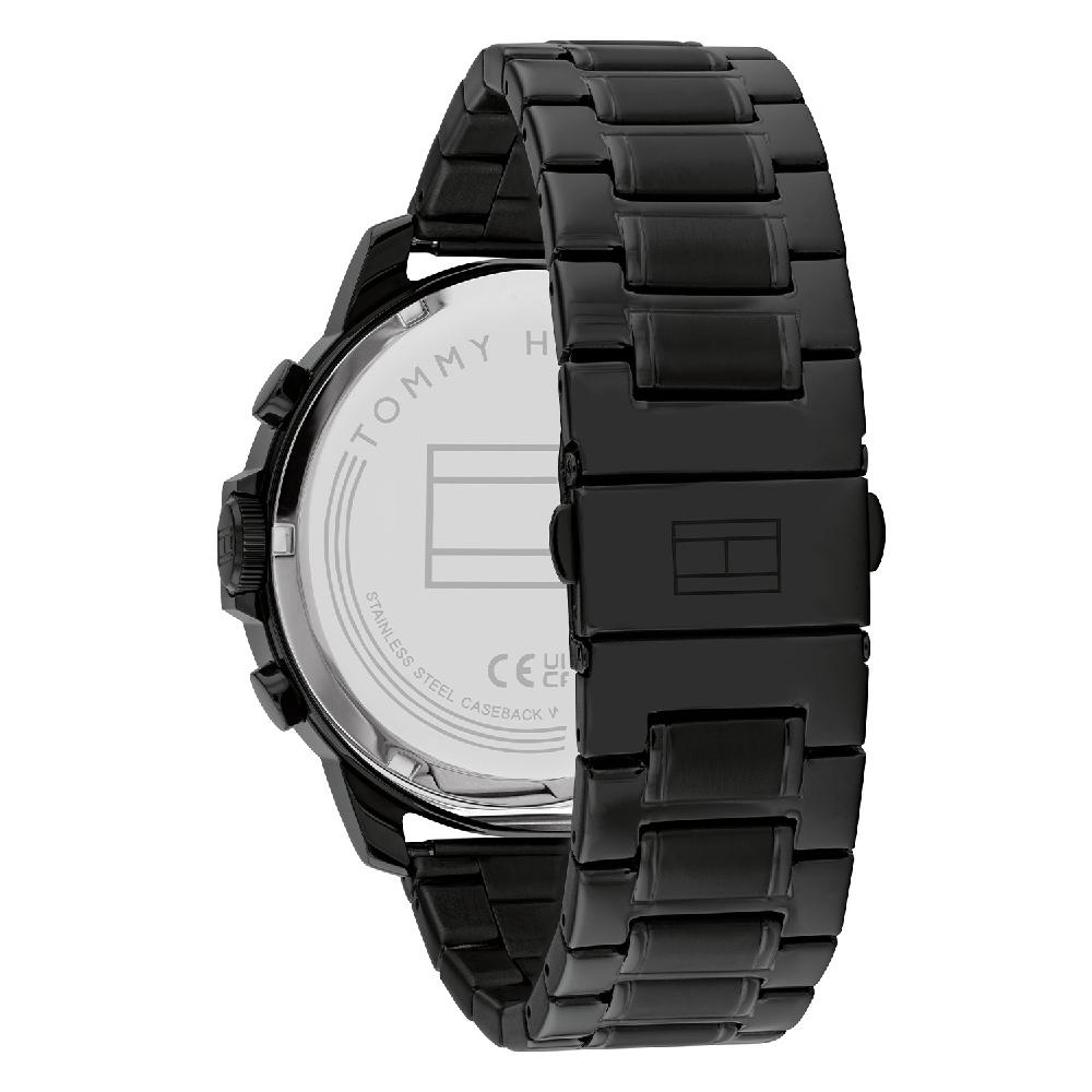Tommy Hilfiger 1710494 men's watch Black strap Black dial 50mm + box