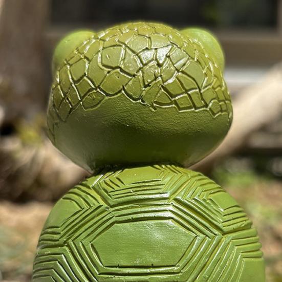 Настольный орнамент Heart-to-Heart Черепаха Смоляный декор 3D Фигурка Черепахи Гостиная Спальня Садовое украшение