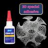 Клей для PLA/ABS/TPU/PETG, Быстросохнущий Прозрачный Склеивающий Агент с Прецизионным Наконечником