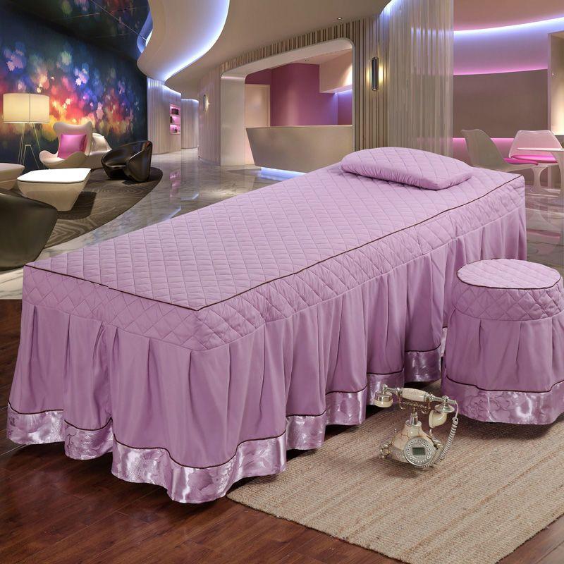 Beauty with Holes Bed Cover Single Piece Beauty Salon Therapy Massage Special Bedclothes Thickened All-season Use Bedspread