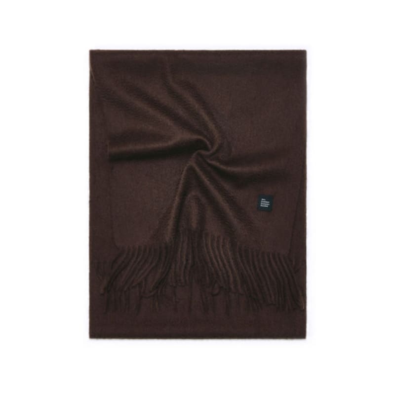 Velsey Classic 100 Cashmere Muffler [BROWN]