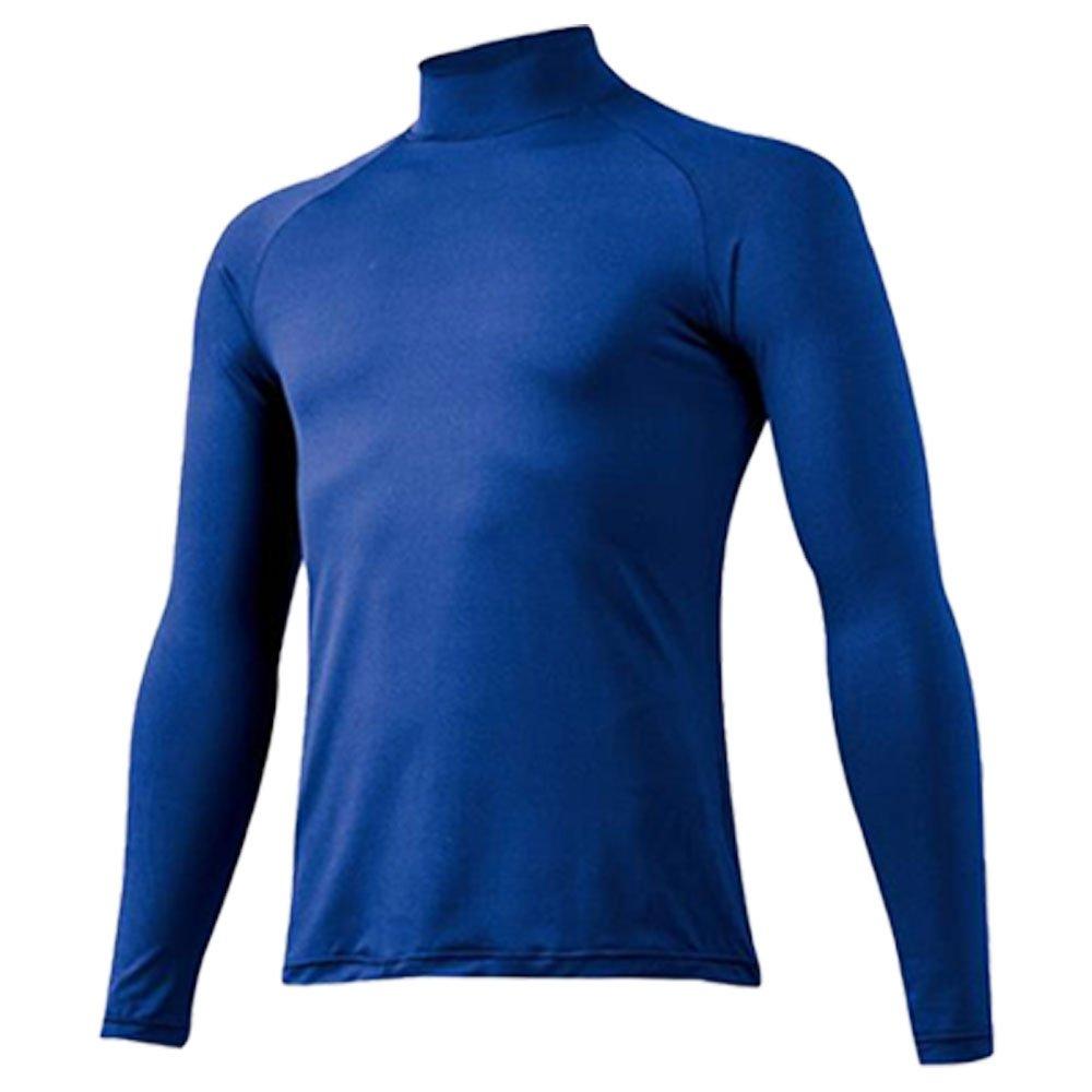 Mizuno High Neck Long Sleeve Pastel Size S Undershirt, Navy,