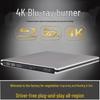Ultra-thin 4K USB 3.0 Aluminum Blu-ray Burner for Laptop/Desktop (2025 Model)