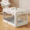 Handheld Foldable Pet Air Box, Car Play Cat Transport Box, Breathable Portable Cat Box for Travel