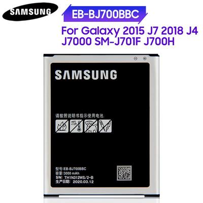 Оригинальный сменный аккумулятор для Samsung GALAXY J7 2015 J7008 J700F J7009 J7000 J4 2018 EB-BJ700CBC EB-BJ700BBC NFC 3000 мАч