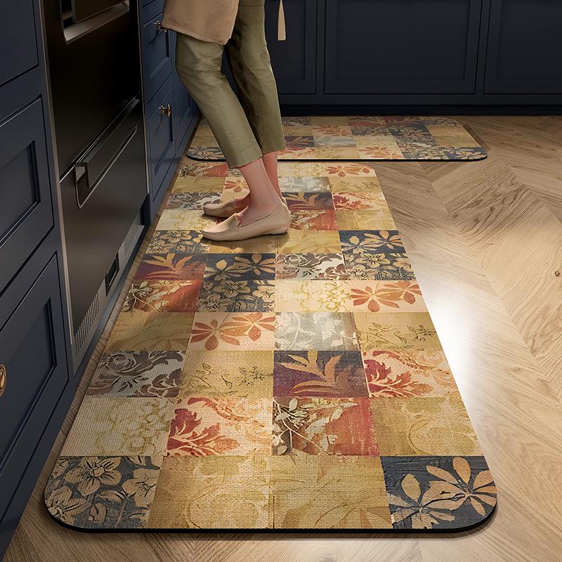 Коврики для кухни Diatom Mud — маслостойкие, противообрастающие, моющиеся, режущиеся и устойчивые к грязи