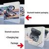 Bluetooth-клипсы для ушей V10 с шумоподавлением, длительным временем работы от аккумулятора и цифровым дисплеем