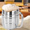 Cleaner Products 230/300/450ml Double-Layer Portable Stainless Steel Coffee Beer Mug Drinking Cup