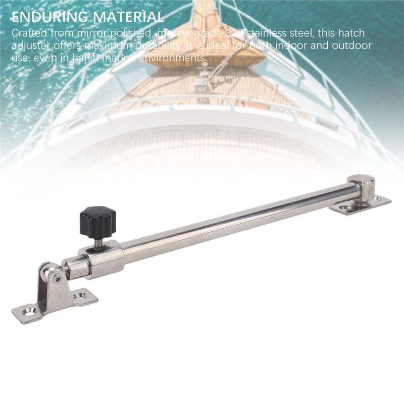 2025 Trend For Yacht Compatible Marine Hatch Lid Adjuster 248-432Mm Adjustable For Yacht Replacement Part