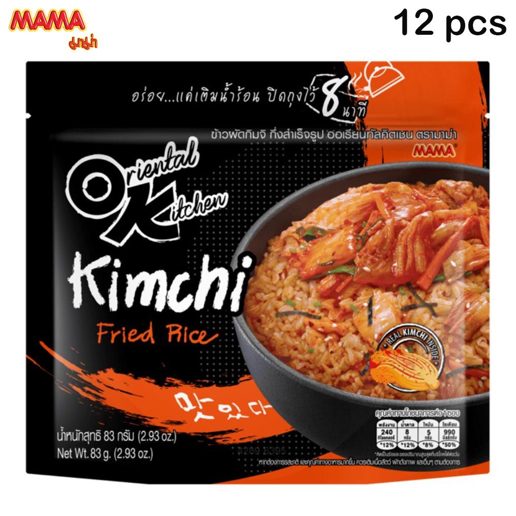 MAMA Oriental Kitchen Жареный рис Кимчи быстрого приготовления 83 г x 3 шт / 6 шт / 12 шт - Thai Food