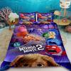 Anime Inside Out Duvet Cover Set Teens Inside Out Bedding Set 1 Quilt Cover with 2 Pillocase Bedroom Children Dormitory Gifts