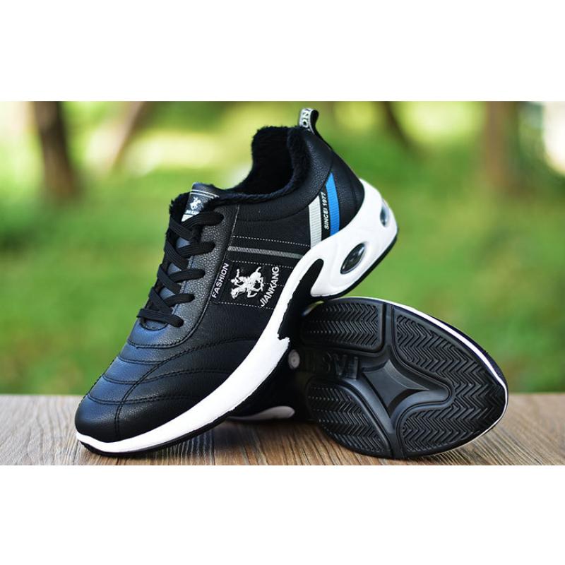 Нескользящая кожаная верхняя часть, водонепроницаемая и маслостойкая черная мужская обувь, мужские кроссовки на одинарной обуви