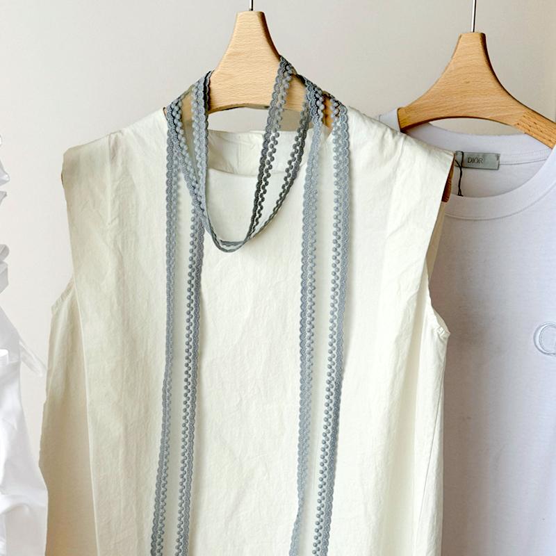 1PC Decorative Lace Scarf Embroidery Sheer Headband Bag Decoration Versatile Fashion Elegant