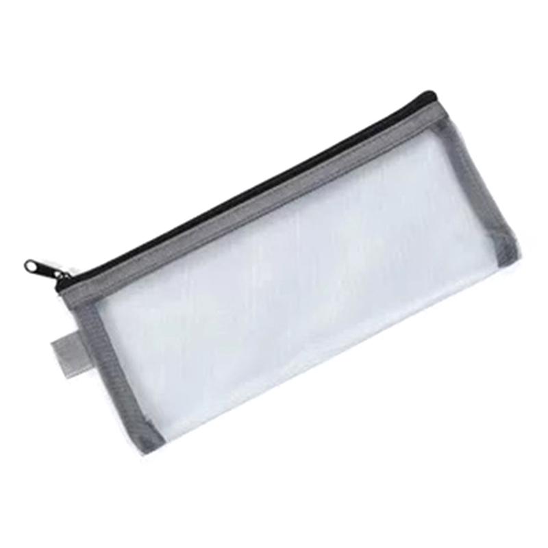 1 шт. прозрачный сетчатый пенал для офиса и студента, сумка для ручек, коробка для хранения счетов, сумка для хранения