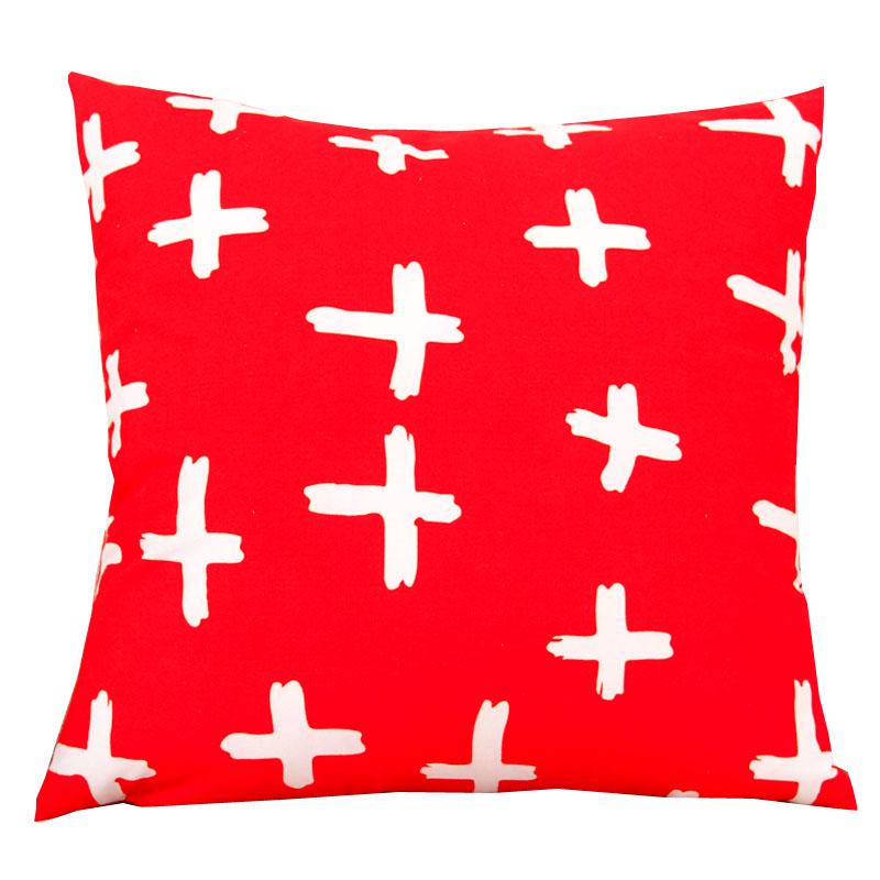 Декоративные подушки в скандинавском стиле, желто-серые чехлы с геометрическим рисунком, домашний декор, черный, белый цвет