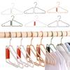 10/20Pcs Coat Hanger Foldable Thickened Strong Load-Bearing Anti-Slip Shoulder Design Small Space Wardrobe Hanger