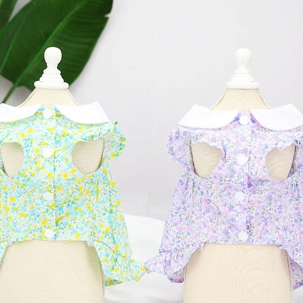 Cotton Dog Clothes Cute Pet Vest Pet Supplies Pet Summer Princess Skirt  Puppy