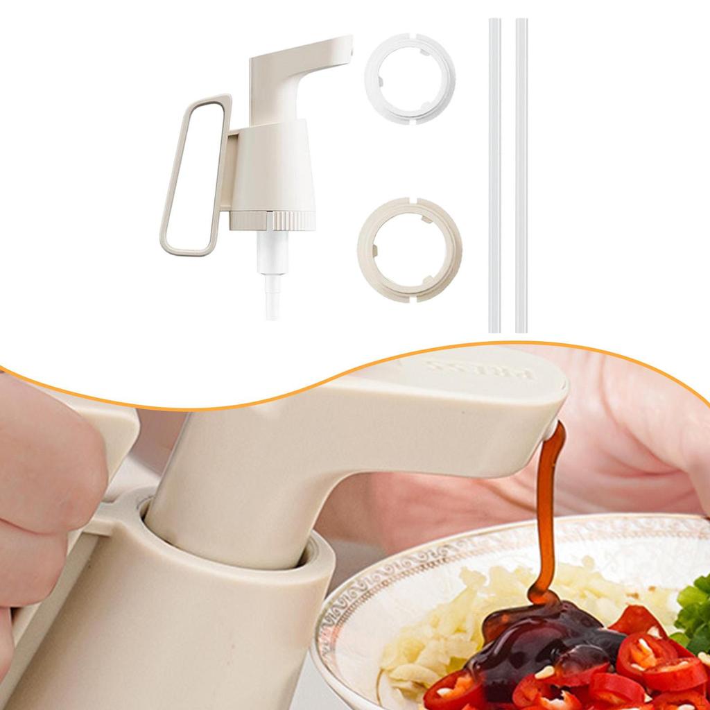 Sauce Dispenser Pump for Cooking type Head Syrup Lid Cones Juice Coffee Syrups Ketchup