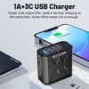 Всего 100 Вт 4 порта зарядное устройство USB быстрая зарядка 3.0 мобильный телефон настенный адаптер для iPhone Samsung Xiaomi быстрая зарядка