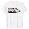 New Fashion Tees Shirt Short Sleeve Men Women Clothing Crewneck Loose Tops Japanese Car Drift Race Car R35 Graphics T-shirts