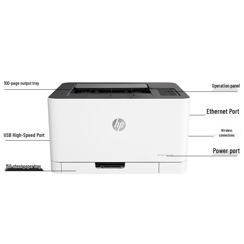 HP Цветной лазерный принтер 150nw Штепсель CN (адаптер в комплекте)