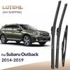 Для Subaru Outback MK5 2014- 2015 2016 2017 Дворники Передние и Задние Щетки Дворников Стеклоочистители Лобового Стекла Оконные Щетки 26"+17"+14"