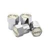 For Jeep Alloy Dust-Proof Car Wheel Valve Stem Caps for Jeep Grand Cherokee Commander Wrangler Jk TJ JL Liberty Patriot Compa