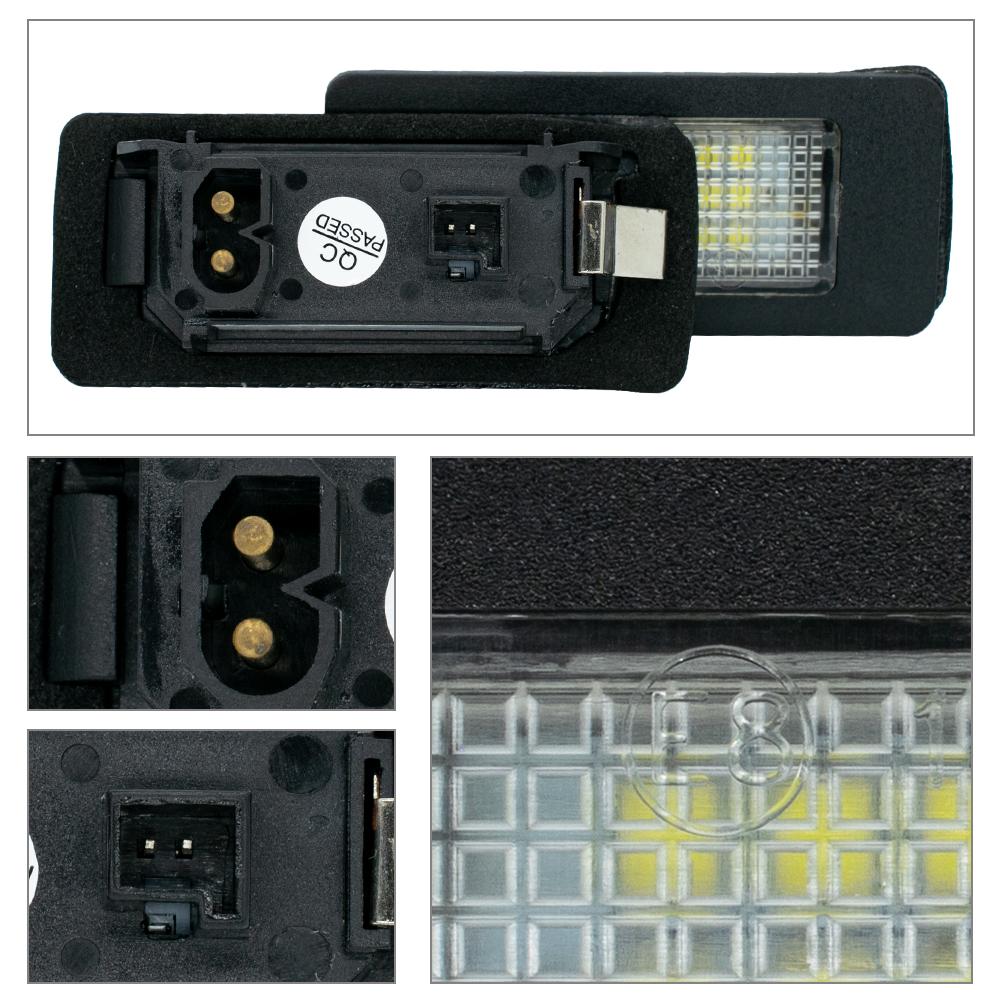 Number License Plate Lights 6000K Pure Xenon White For BMW E39 E46 E60 E61 E70 E72 E82 E84 E88 E90 E91 E92 E93 F10 F11 F18 F25
