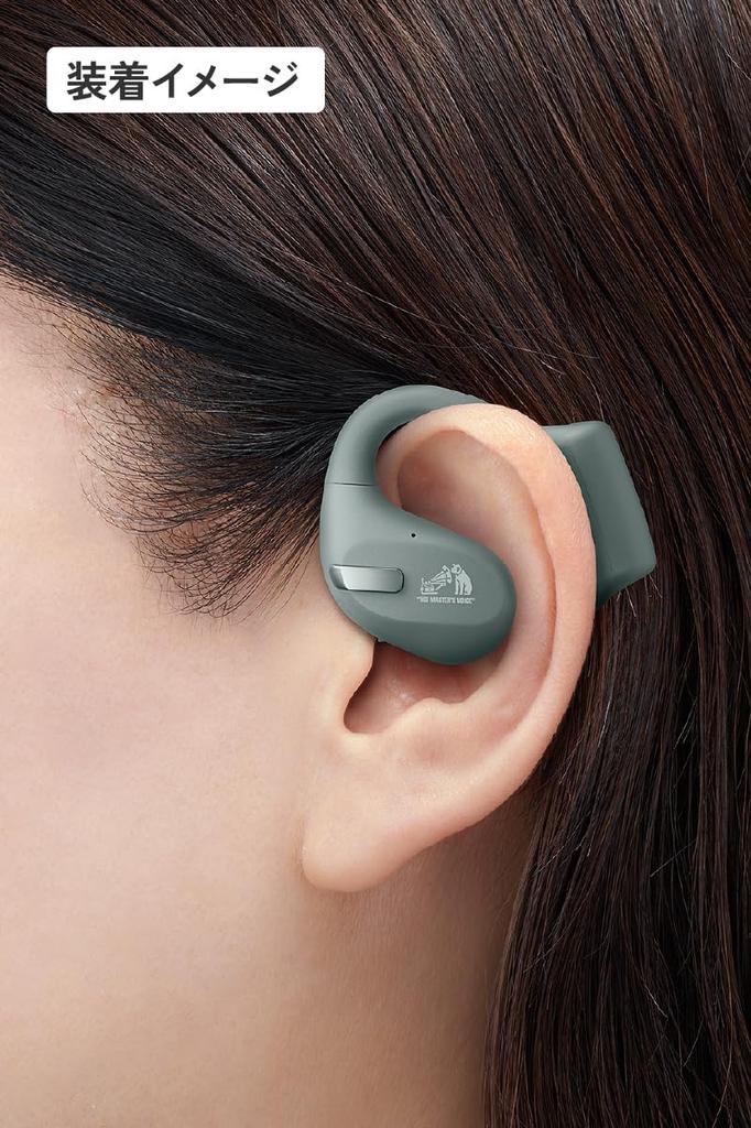 JVC Kenwood Victor Wireless Earphones Bluetooth Open Ear Listening Without Covering Your Ears Ear Hook Up To 38 Hours Playback Microphone Included